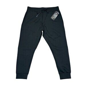 Cory Vines Black Jogger Sweatpants L/G Polyester & Rayon Blend NWT